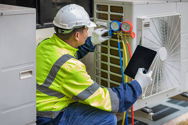Professional Ductwork Repair technician working in Mather, CA